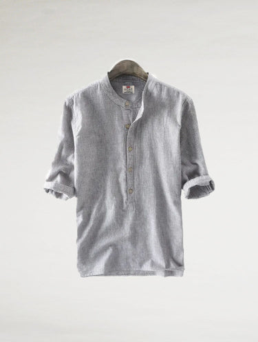 Camisa de lino Manga 3/4